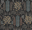 Rifle Paper Co. 4212-84409 Fenna Black Wallpaper