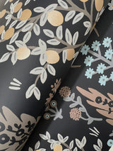 Rifle Paper Co. 4212-84409 Fenna Black Wallpaper