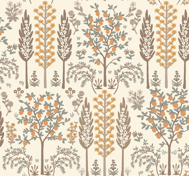 Rifle Paper Co. 4212-84410 Fenna Gold Wallpaper