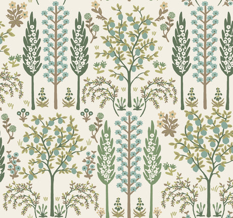 Rifle Paper Co. 4212-84411 Fenna Green Wallpaper
