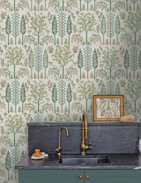 Rifle Paper Co. 4212-84411 Fenna Green Wallpaper