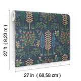 Rifle Paper Co. 4212-84412 Fenna Navy Multi Wallpaper