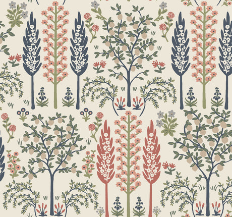 Rifle Paper Co. 4212-84413 Fenna Cream Multi Wallpaper