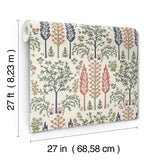 Rifle Paper Co. 4212-84413 Fenna Cream Multi Wallpaper