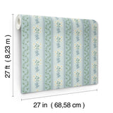 Rifle Paper Co. 4212-84414 Portico Blue Wallpaper