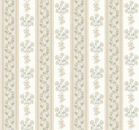 Rifle Paper Co. 4212-84415 Portico White Wallpaper