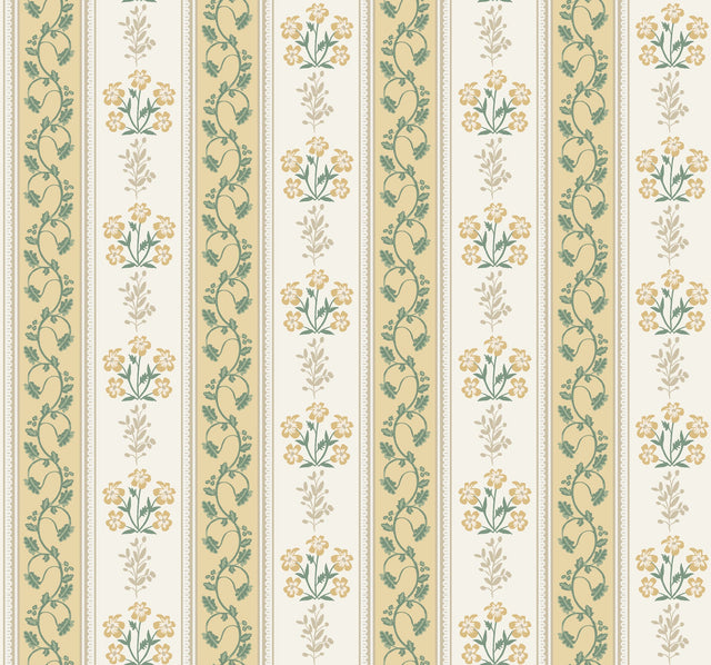 Rifle Paper Co. 4212-84417 Portico Gold & Cream Wallpaper