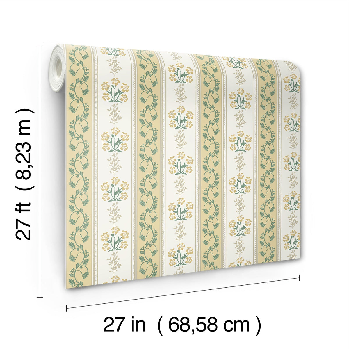 Rifle Paper Co. 4212-84417 Portico Gold & Cream Wallpaper