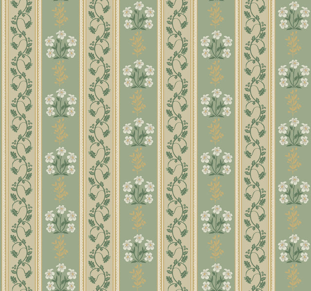 Rifle Paper Co. 4212-84418 Portico Sage Wallpaper