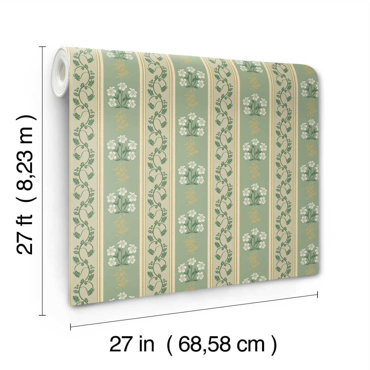 Rifle Paper Co. 4212-84418 Portico Sage Wallpaper