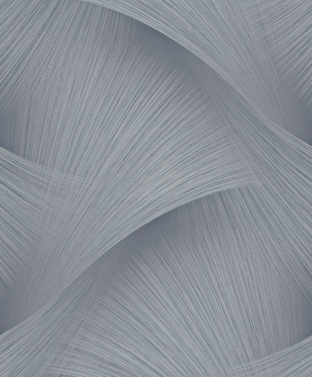 York Wallcoverings Etched Reeds Slate Abstract Wallpaper 422