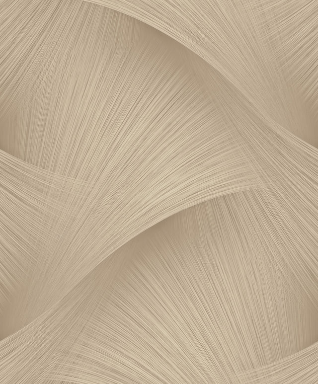 York Wallcoverings Etched Reeds Light Brown Abstract Wallpap
