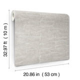 York Wallcoverings Sculpted Burlap Grey Textured Wallpaper 4