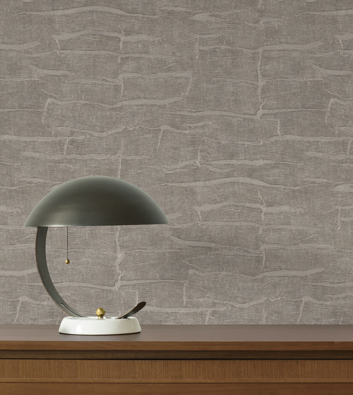 York Wallcoverings Sculpted Burlap Dark Grey Textured Wallpa