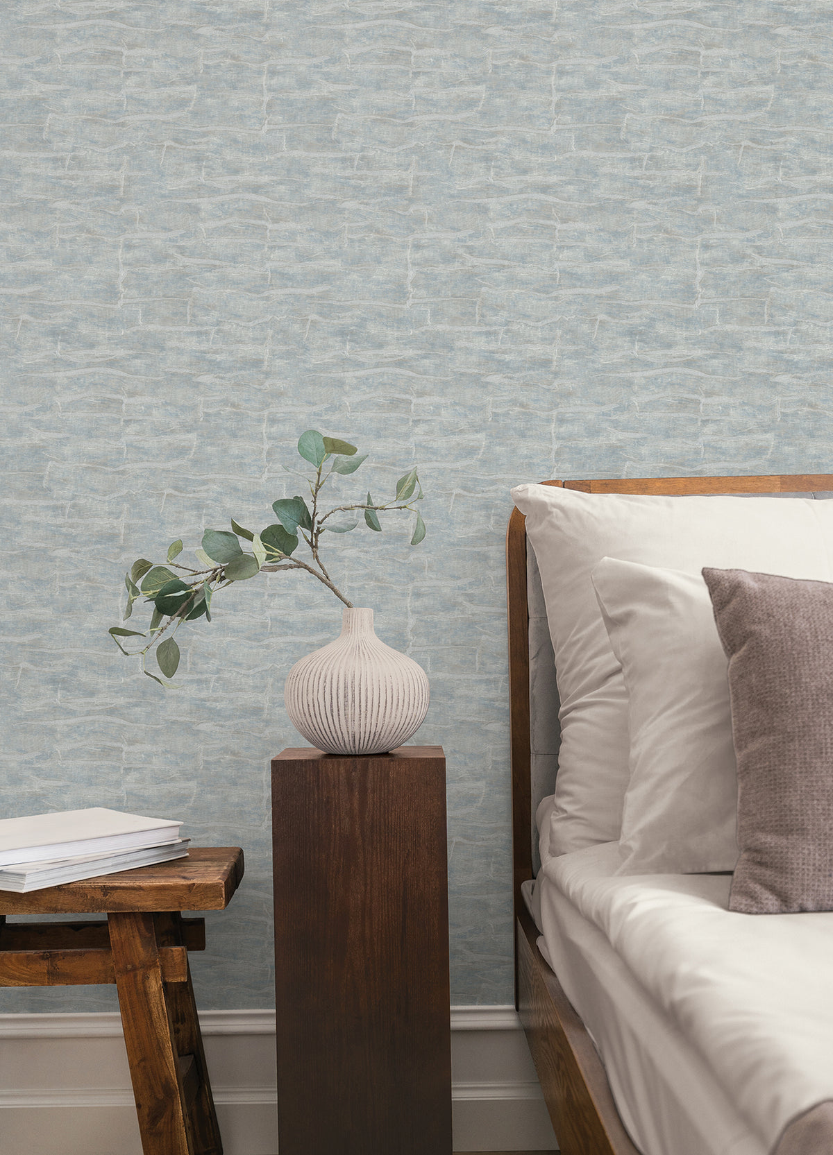 York Wallcoverings Sculpted Burlap Stone Textured Wallpaper 