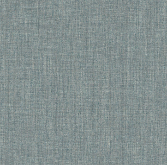 York Wallcoverings Egyptian Linen Denim Faux Fabric Wallpape