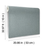 York Wallcoverings Egyptian Linen Denim Faux Fabric Wallpape