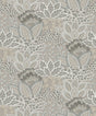 York Wallcoverings Catherine Taupe Botanical Wallpaper 4228-