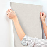 York Wallcoverings Egyptian Linen Eggshell Faux Fabric Wallp