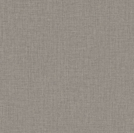 York Wallcoverings Egyptian Linen Ash Faux Fabric Wallpaper 