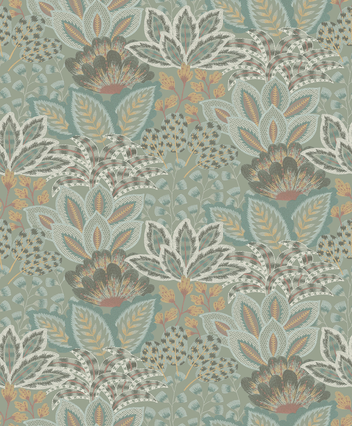 York Wallcoverings Catherine Sage Botanical Wallpaper 4228-8