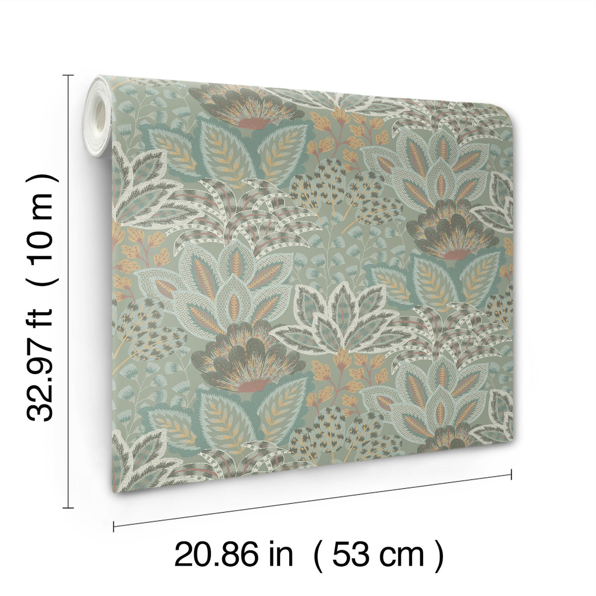 York Wallcoverings Catherine Sage Botanical Wallpaper 4228-8