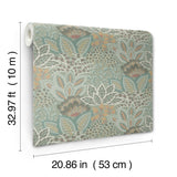 York Wallcoverings Catherine Sage Botanical Wallpaper 4228-8
