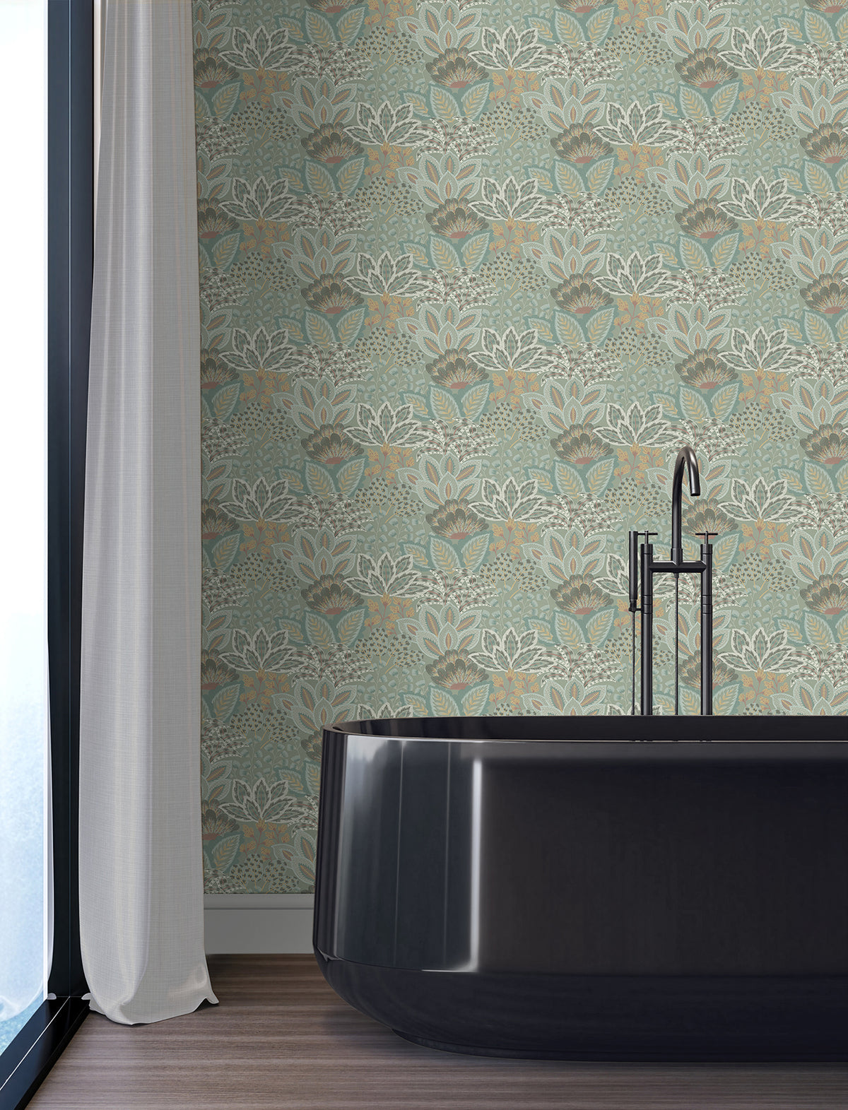 York Wallcoverings Catherine Sage Botanical Wallpaper 4228-8