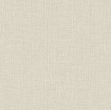 York Wallcoverings Egyptian Linen Cream Faux Fabric Wallpape
