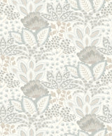 York Wallcoverings Catherine Ivory Botanical Wallpaper 4228-