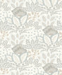York Wallcoverings Catherine Ivory Botanical Wallpaper 4228-