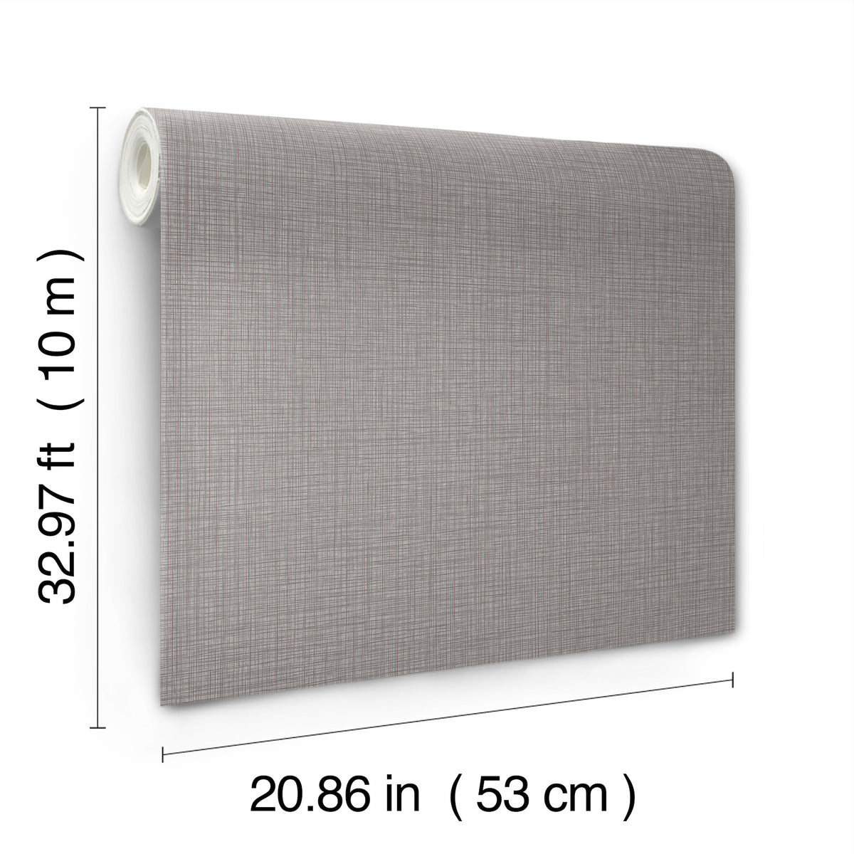 York Wallcoverings Egyptian Linen Sterling Faux Fabric Wallp