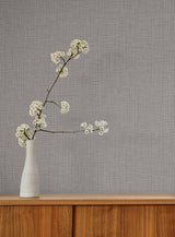 York Wallcoverings Egyptian Linen Sterling Faux Fabric Wallp