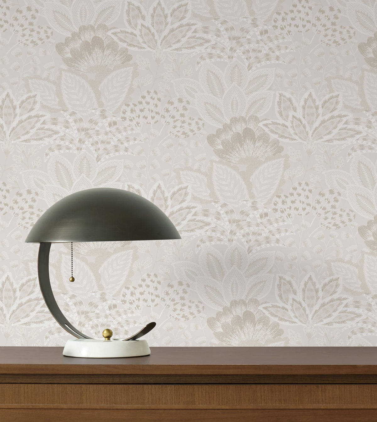 York Wallcoverings Catherine Pearl Botanical Wallpaper 4228-