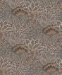 York Wallcoverings Catherine Chocolate Botanical Wallpaper 4