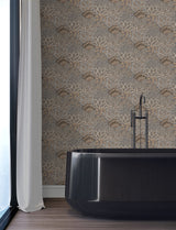 York Wallcoverings Catherine Chocolate Botanical Wallpaper 4