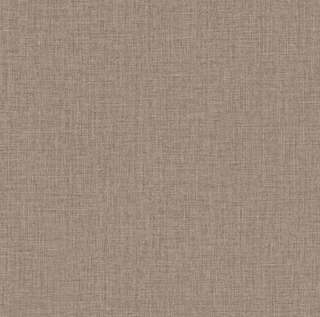 York Wallcoverings Egyptian Linen Brown Faux Fabric Wallpape