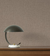 York Wallcoverings Egyptian Linen Brown Faux Fabric Wallpape