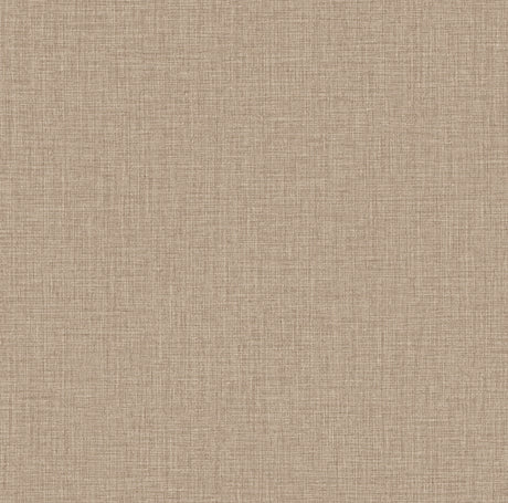 York Wallcoverings Egyptian Linen Light Brown Faux Fabric Wa