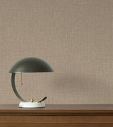 York Wallcoverings Egyptian Linen Light Brown Faux Fabric Wa