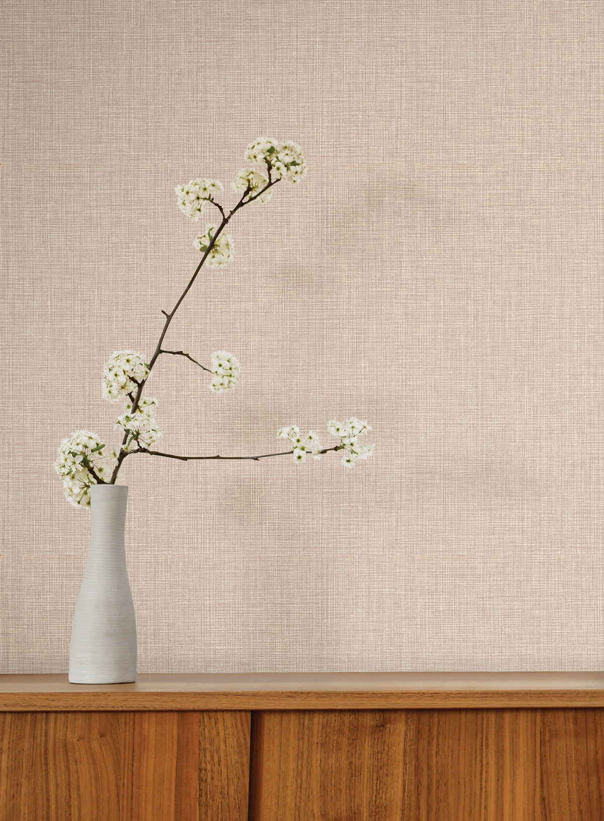 York Wallcoverings Egyptian Linen Wheat Faux Fabric Wallpape