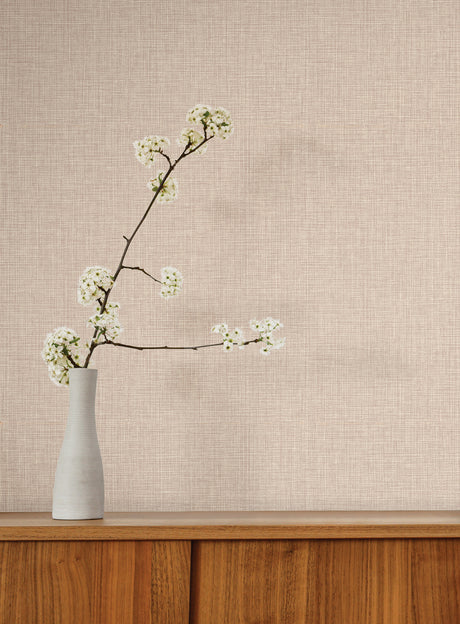 York Wallcoverings Egyptian Linen Wheat Faux Fabric Wallpape