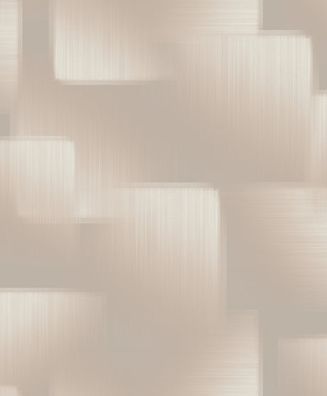 York Wallcoverings Silk Madras Beige Abstract Geometric Wall