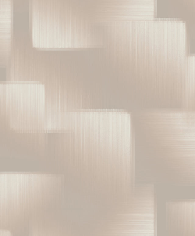 York Wallcoverings Silk Madras Beige Abstract Geometric Wall
