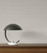 York Wallcoverings Fine Silk Light Grey Faux Fabric Wallpape