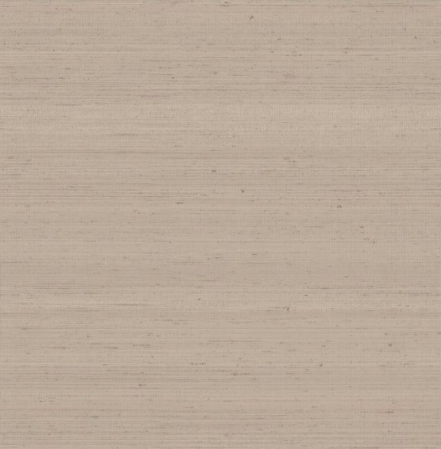 York Wallcoverings Fine Silk Light Brown Faux Fabric Wallpap