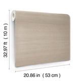 York Wallcoverings Fine Silk Light Brown Faux Fabric Wallpap