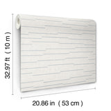 York Wallcoverings Latitude Ivory Striated Wallpaper 4228-84