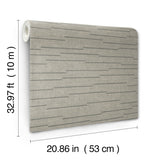 York Wallcoverings Latitude Grey Striated Wallpaper 4228-841