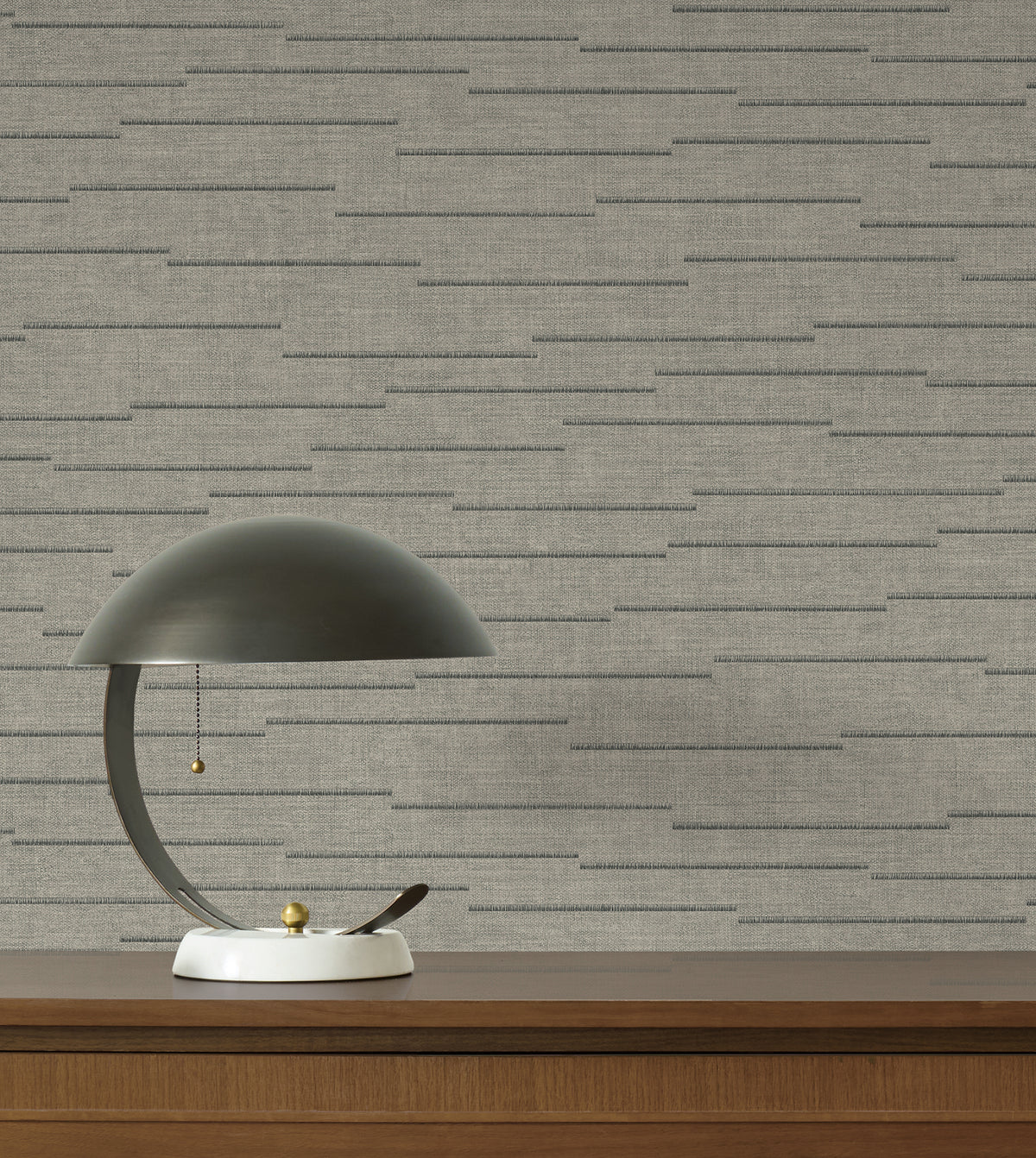 York Wallcoverings Latitude Grey Striated Wallpaper 4228-841
